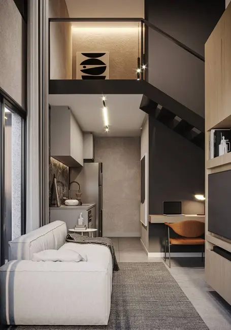Apartamento com 1 quarto à venda, 29m2 em Vila Izabel, Curitiba - PR - imagem 5 Foto 5 de Apartamento com 1 quarto à venda, 29m2 em Vila Izabel, Curitiba - PR