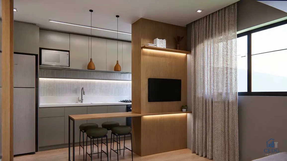 Apartamento com 1 quarto à venda, 22m2 em Boqueirão, Curitiba - PR - imagem 5 Foto 5 de Apartamento com 1 quarto à venda, 22m2 em Boqueirão, Curitiba - PR