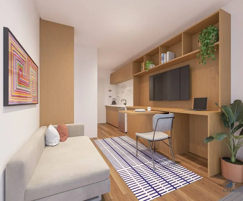 Foto 7 de Apartamento com 1 quarto à venda, 33m2 em Centro Cívico, Curitiba - PR