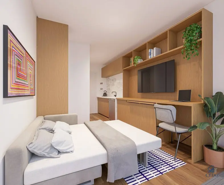 Foto 6 de Apartamento com 1 quarto à venda, 33m2 em Centro Cívico, Curitiba - PR