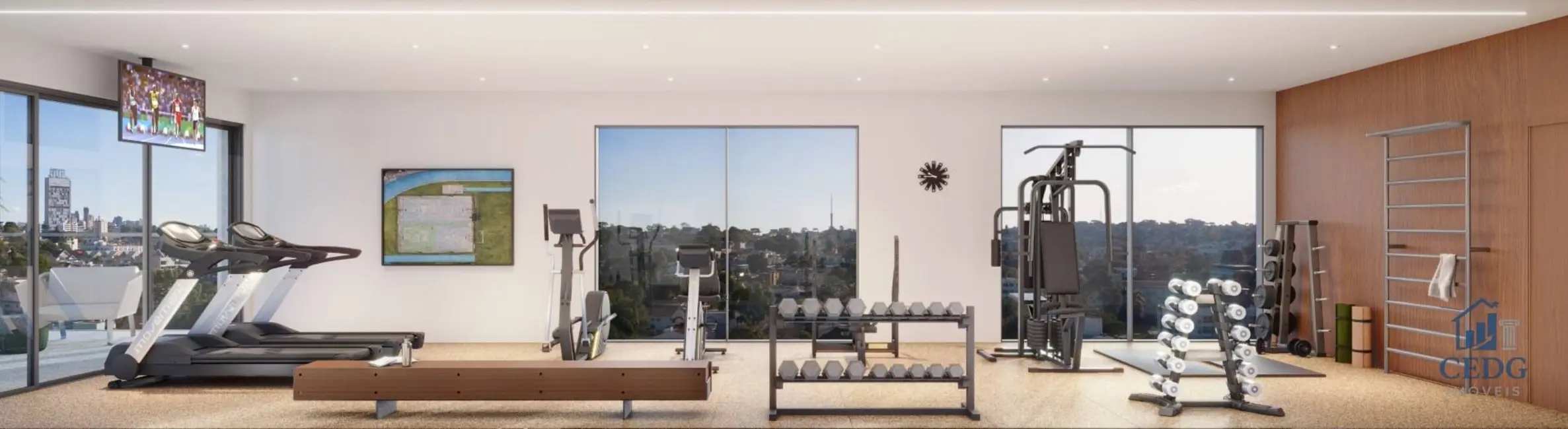 Foto 9 de Apartamento com 1 quarto à venda, 33m2 em Centro Cívico, Curitiba - PR