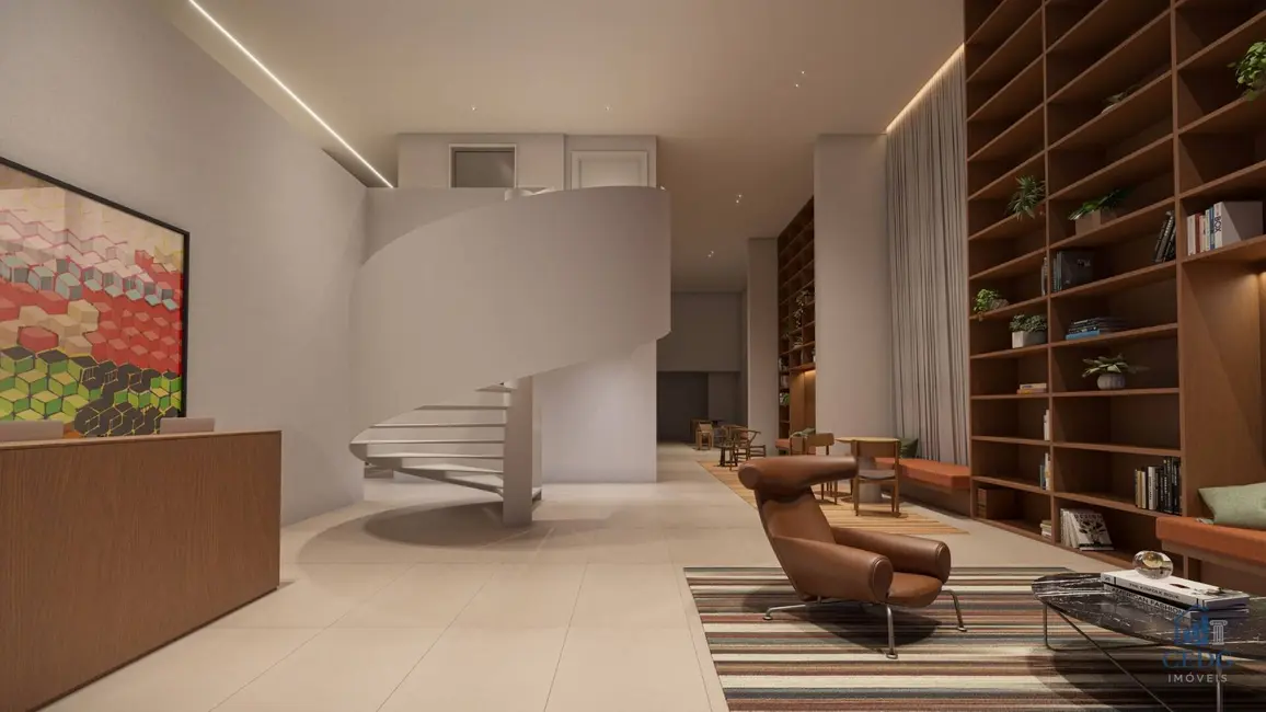 Foto 4 de Apartamento com 1 quarto à venda, 33m2 em Centro Cívico, Curitiba - PR