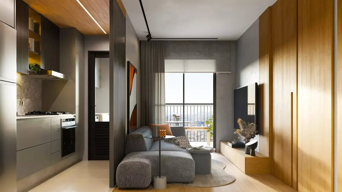 Apartamento com 1 quarto à venda, 31m2 em Portão, Curitiba - PR - imagem 2 Foto 2 de Apartamento com 1 quarto à venda, 31m2 em Portão, Curitiba - PR