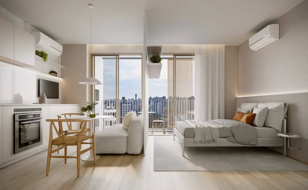 Foto 7 de Apartamento com 1 quarto à venda, 32m2 em Mercês, Curitiba - PR