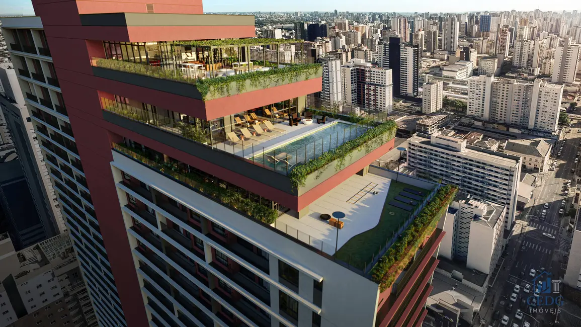 Apartamento com 1 quarto à venda, 24m2 em Centro, Curitiba - PR - imagem 4 Foto 4 de Apartamento com 1 quarto à venda, 24m2 em Centro, Curitiba - PR