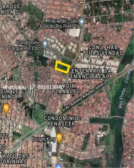 Terreno / Lote à venda, 520m2 em Jardim Planalto, Sao Jose Do Rio Preto - SP - imagem 2 Foto 2 de Terreno / Lote à venda, 520m2 em Jardim Planalto, Sao Jose Do Rio Preto - SP