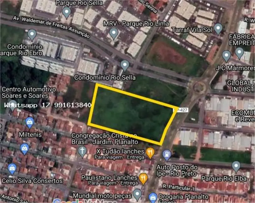 Terreno / Lote à venda, 520m2 em Jardim Planalto, Sao Jose Do Rio Preto - SP - imagem 3 Foto 3 de Terreno / Lote à venda, 520m2 em Jardim Planalto, Sao Jose Do Rio Preto - SP