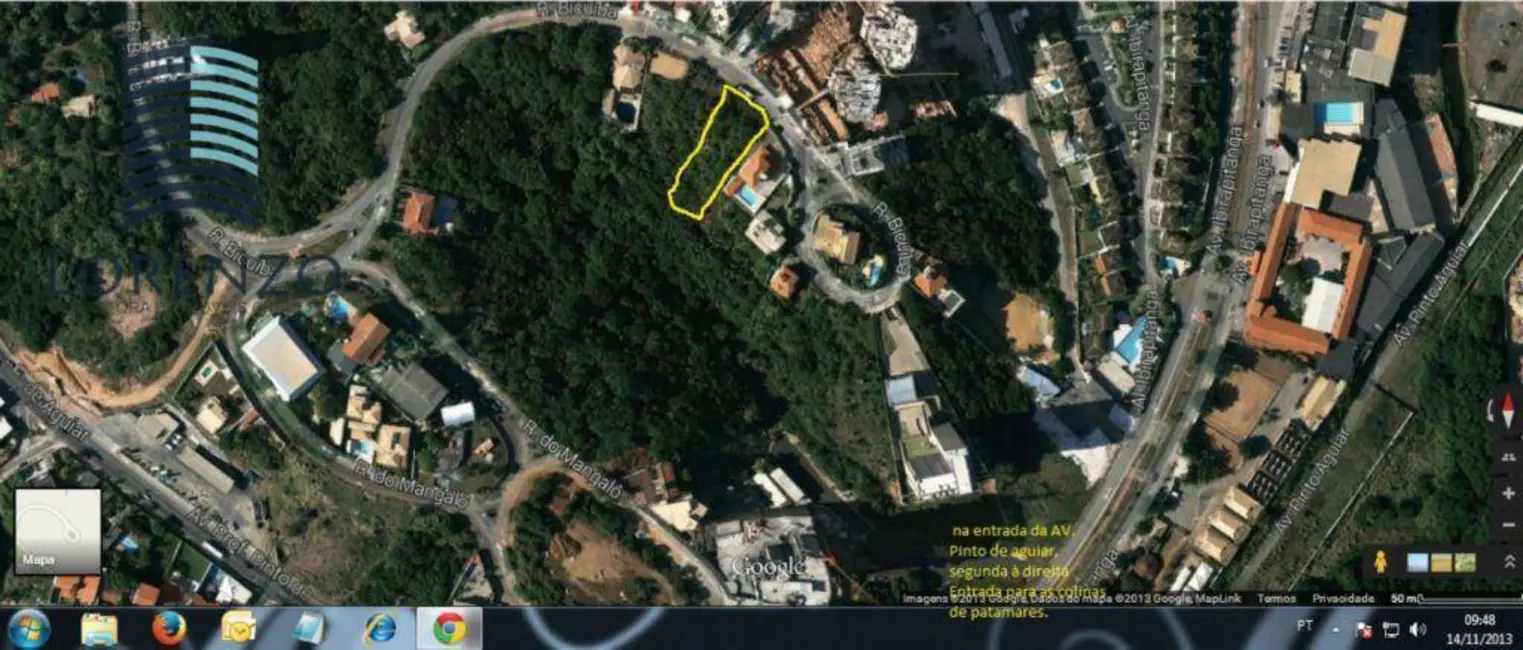 Foto 1 de Terreno / Lote à venda, 1330m2 em Patamares, Salvador - BA