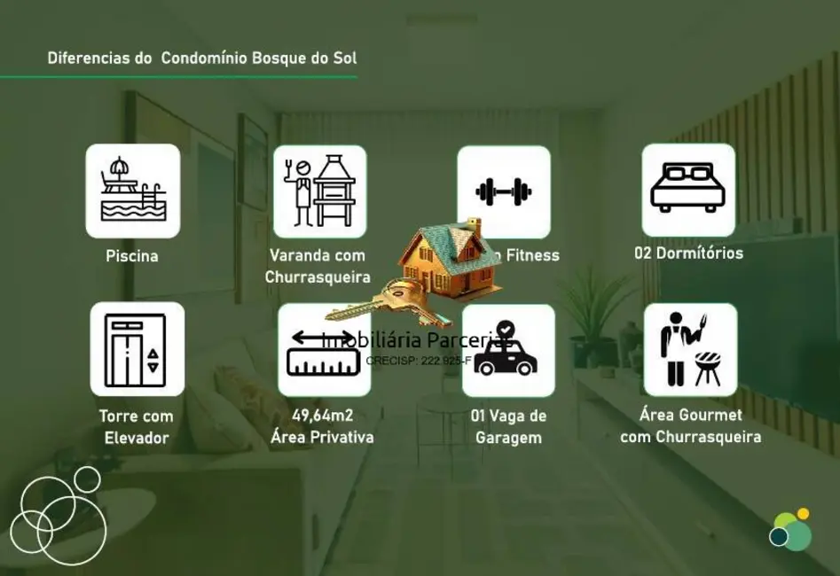 Apartamento com 2 quartos à venda, 50m2 em Aldeia do Sol (Polvilho), Cajamar - SP - imagem 4 Foto 4 de Apartamento com 2 quartos à venda, 50m2 em Aldeia do Sol (Polvilho), Cajamar - SP