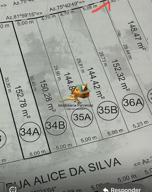 Foto 2 de Terreno / Lote à venda, 153m2 em Parque dos Monteiros II, Santana De Parnaiba - SP