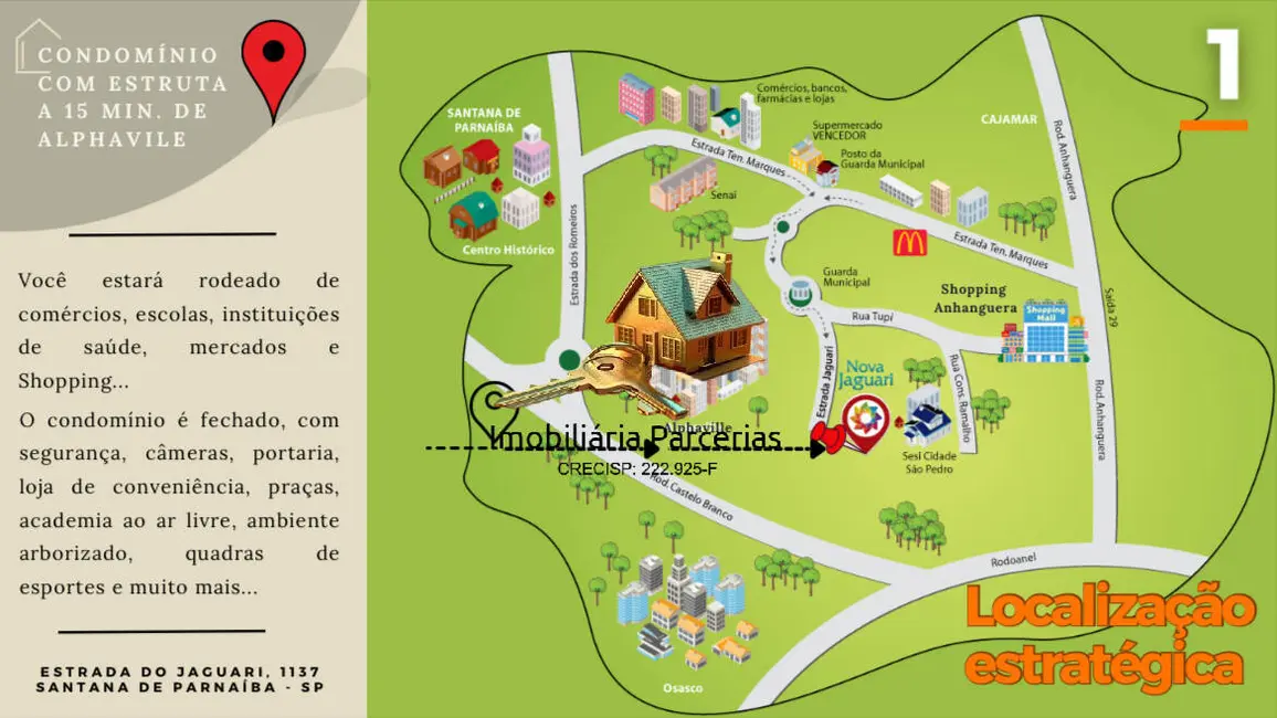 Foto 9 de Casa de Condomínio com 3 quartos à venda, 140m2 em Santana De Parnaiba - SP