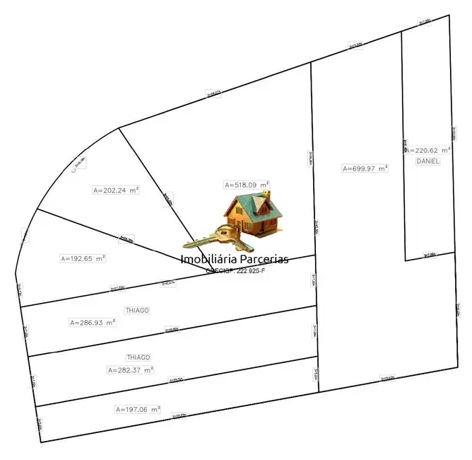 Foto 3 de Terreno / Lote à venda, 192m2 em Aldeia Ivoturucaia, Franco Da Rocha - SP