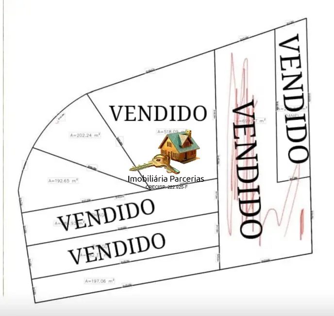 Foto 2 de Terreno / Lote à venda, 192m2 em Aldeia Ivoturucaia, Franco Da Rocha - SP