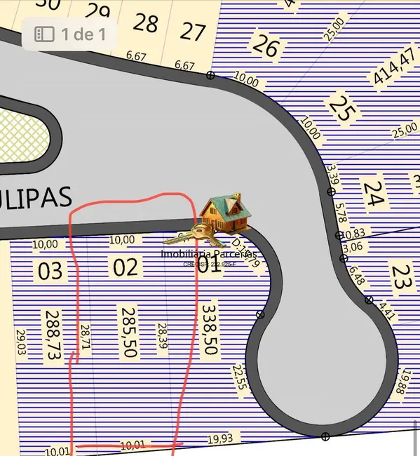 Foto 2 de Lote de Condomínio à venda, 286m2 em Chácara Jaguari (Fazendinha), Santana De Parnaiba - SP