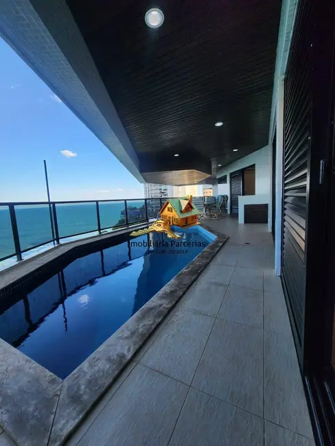 Foto 8 de Apartamento com 4 quartos para alugar, 350m2 em Jardim Astúrias, Guaruja - SP