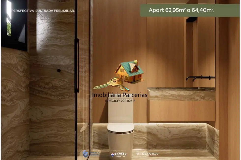 Foto 6 de Apartamento com 2 quartos à venda, 60m2 em Portais (Polvilho), Cajamar - SP