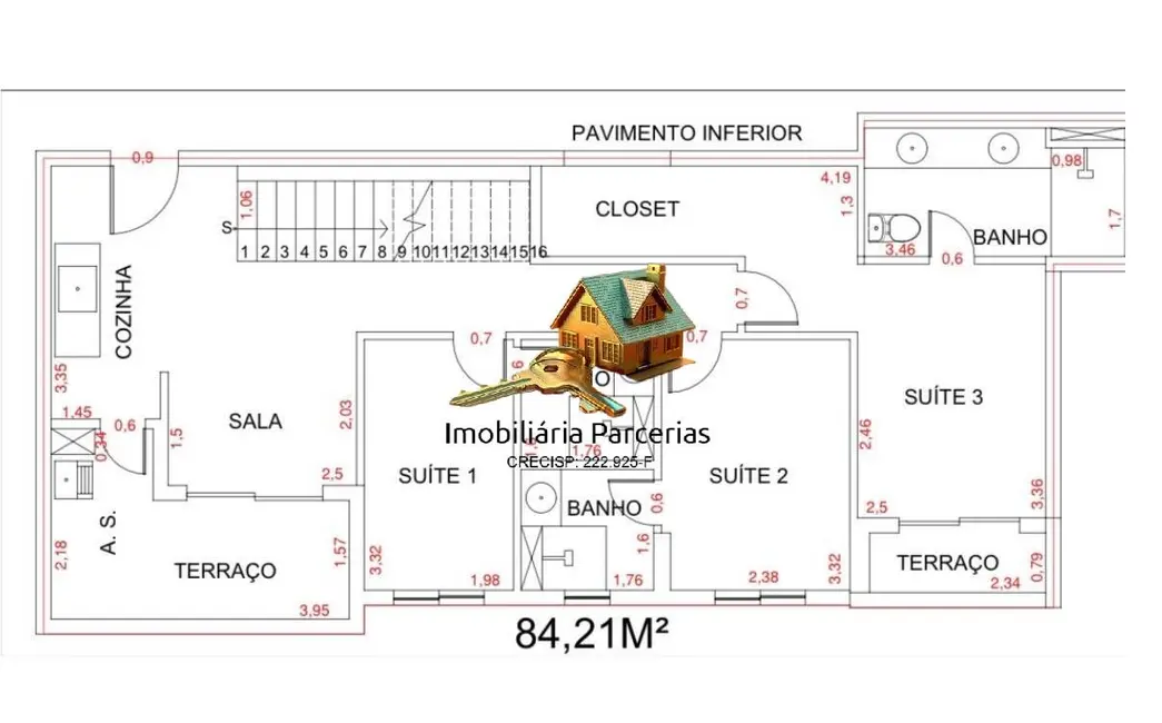 Foto 3 de Cobertura com 3 quartos à venda, 84m2 em Tamboré, Barueri - SP
