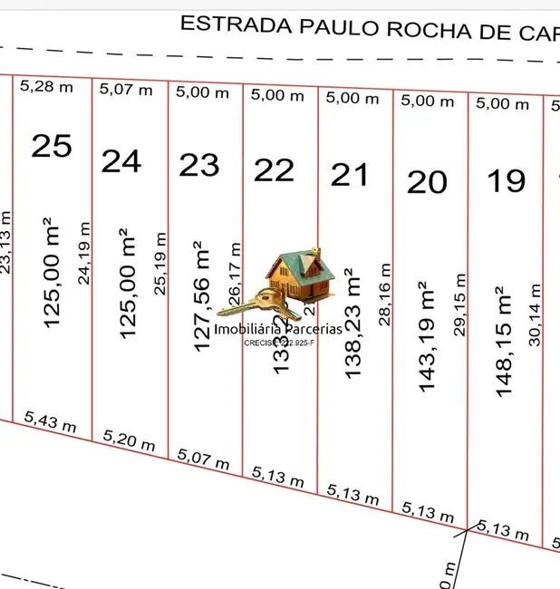 Foto 6 de Terreno / Lote à venda, 125m2 em Altos de Jordanésia (Jordanésia), Cajamar - SP