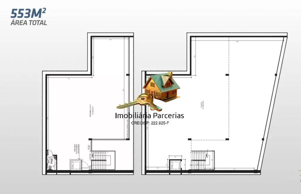 Foto 1 de Sala Comercial para alugar, 553m2 em Jardim Isaura, Santana De Parnaiba - SP