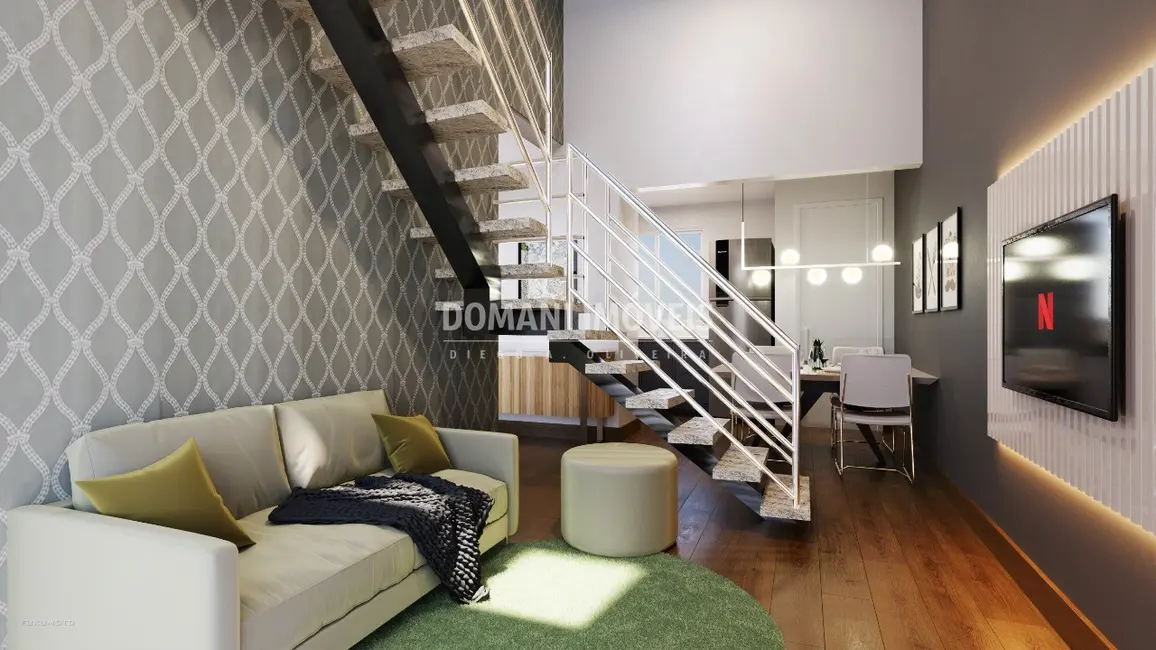 Foto 2 de Apartamento com 1 quarto à venda, 42m2 em Campos Do Jordao - SP