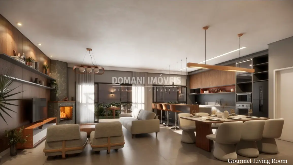 Apartamento com 3 quartos à venda, 115m2 em Campos Do Jordao - SP - imagem 5 Foto 5 de Apartamento com 3 quartos à venda, 115m2 em Campos Do Jordao - SP