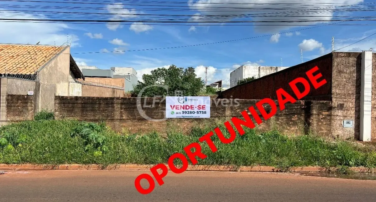 Foto 1 de Terreno / Lote à venda, 450m2 em Vila Morumbi, Campo Grande - MS