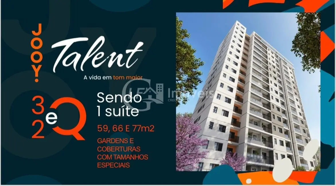 Foto 2 de Apartamento com 2 quartos à venda, 77m2 em Coophafé, Campo Grande - MS