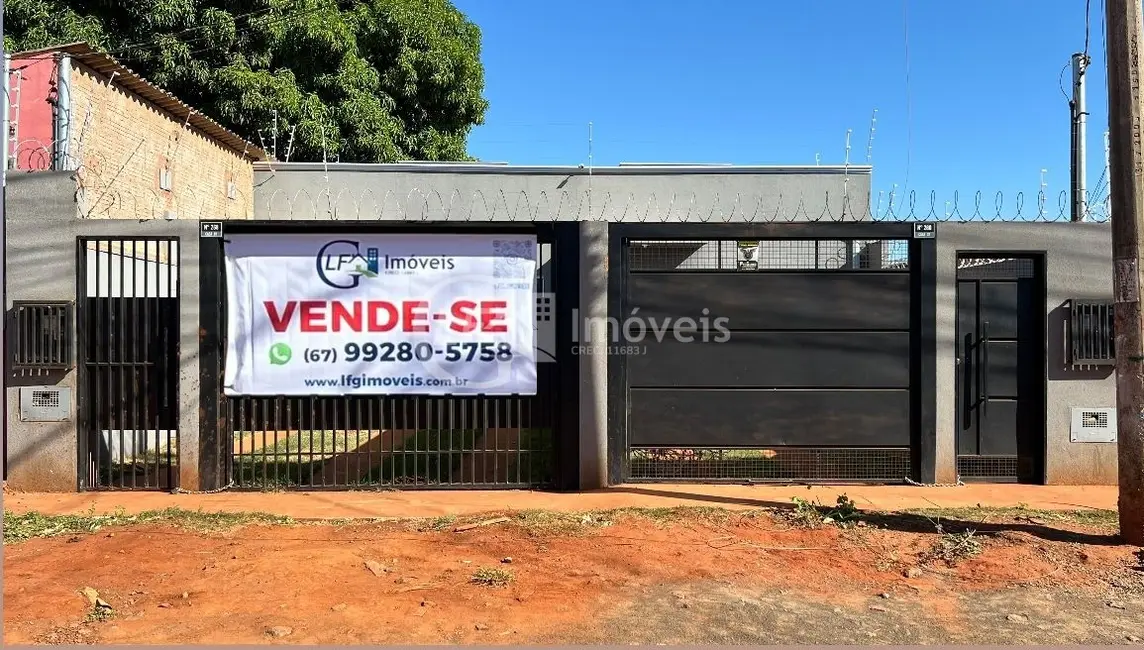 Foto 1 de Casa com 2 quartos à venda, 60m2 em Jardim Carioca, Campo Grande - MS