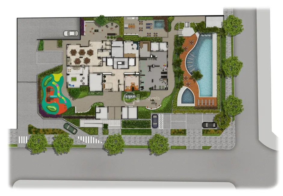 Apartamento com 2 quartos à venda, 66m2 em Santa Fé, Campo Grande - MS - imagem 3 Foto 3 de Apartamento com 2 quartos à venda, 66m2 em Santa Fé, Campo Grande - MS