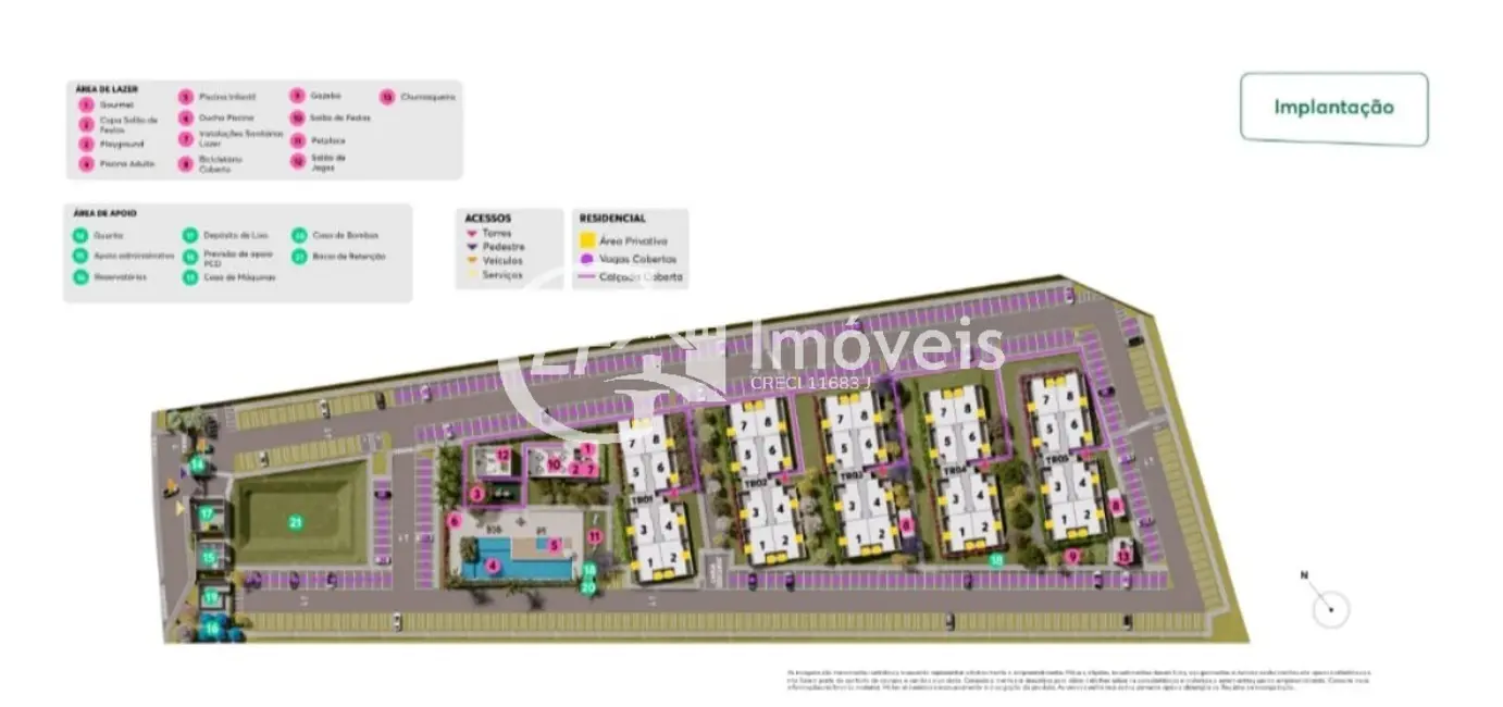 Apartamento com 2 quartos à venda, 42m2 em Monte Castelo, Campo Grande - MS - imagem 3 Foto 3 de Apartamento com 2 quartos à venda, 42m2 em Monte Castelo, Campo Grande - MS