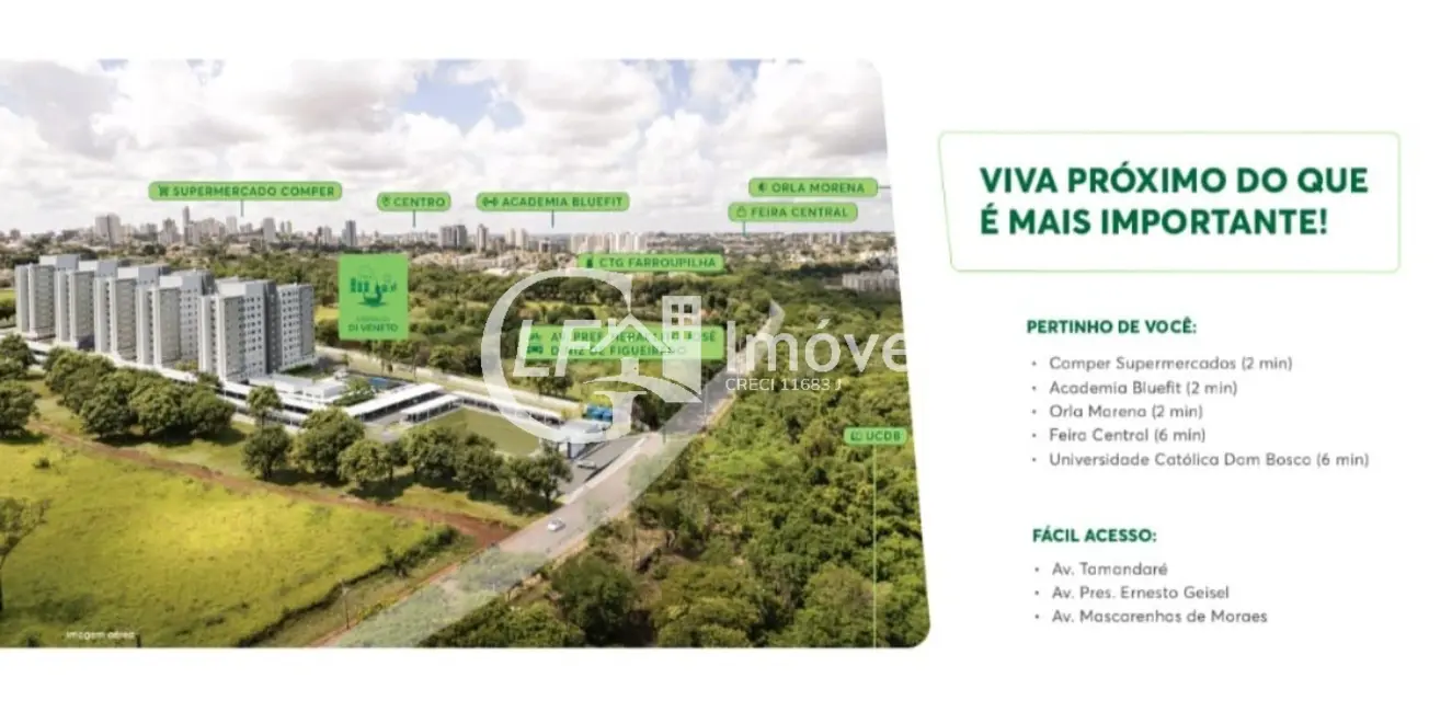 Apartamento com 2 quartos à venda, 42m2 em Monte Castelo, Campo Grande - MS - imagem 2 Foto 2 de Apartamento com 2 quartos à venda, 42m2 em Monte Castelo, Campo Grande - MS