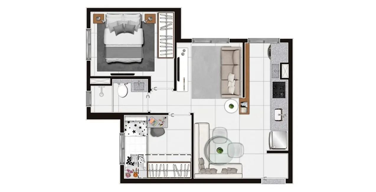 Foto 2 de Apartamento com 2 quartos à venda, 41m2 em Vila Nova Cachoeirinha, São Paulo - SP