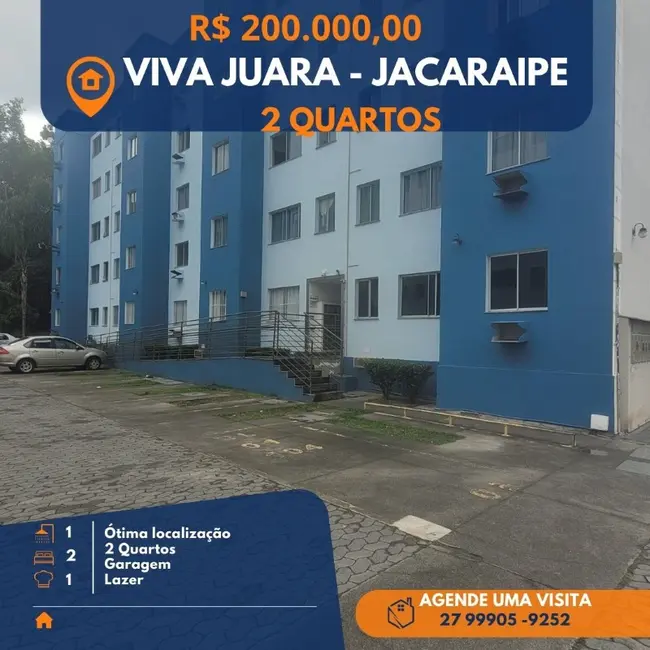 Foto 1 de Apartamento com 2 quartos à venda, 45m2 em Estância Monazítica, Serra - ES