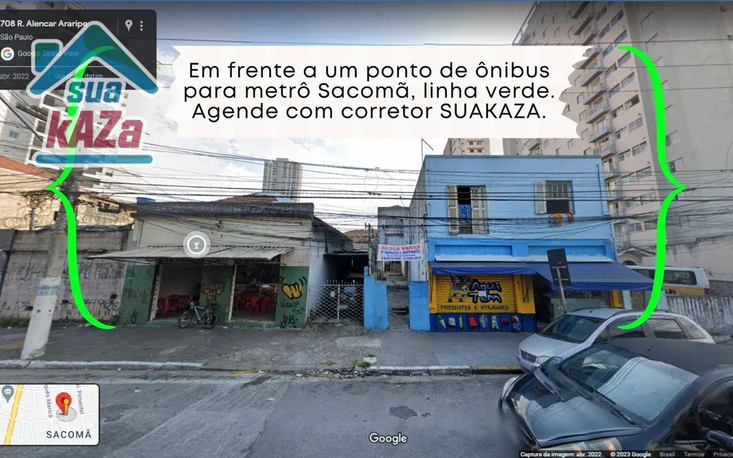 Foto 3 de Terreno / Lote à venda, 1000m2 em Sacomã, São Paulo - SP