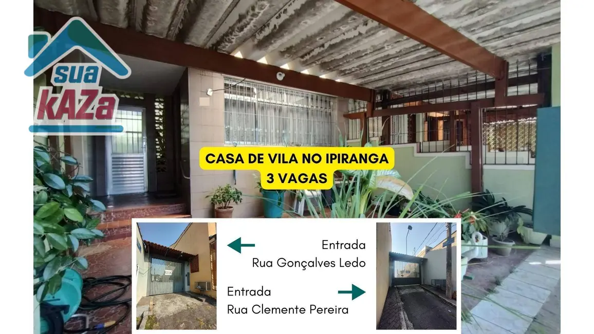 Foto 1 de Sobrado com 3 quartos à venda e para alugar, 147m2 em Ipiranga, São Paulo - SP