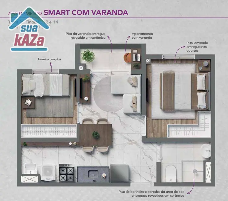 Foto 1 de Apartamento com 2 quartos à venda, 34m2 em Vila Firmiano Pinto, São Paulo - SP