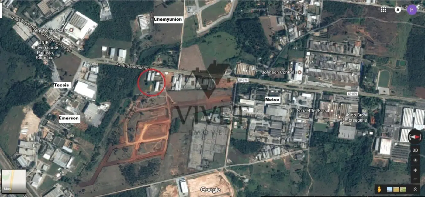 Foto 3 de Terreno / Lote à venda, 2216m2 em Éden, Sorocaba - SP