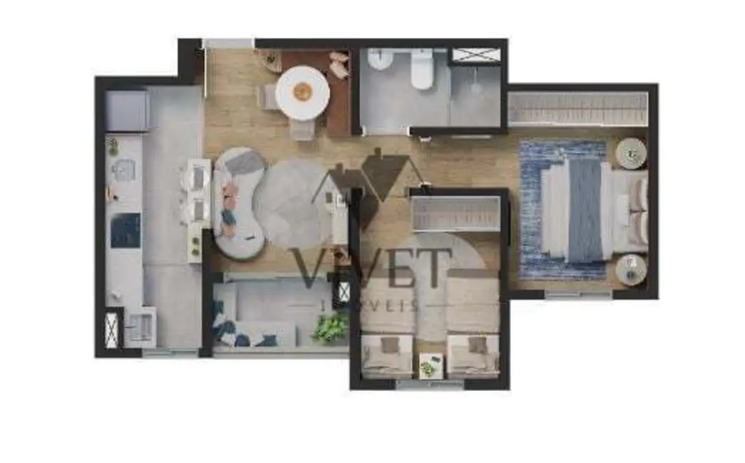 Apartamento com 2 quartos à venda, 68m2 em Parque Santa Isabel, Sorocaba - SP - imagem 8 Foto 8 de Apartamento com 2 quartos à venda, 68m2 em Parque Santa Isabel, Sorocaba - SP