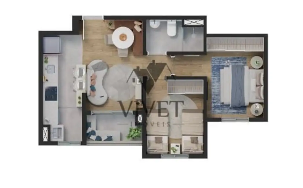 Foto 8 de Apartamento com 2 quartos à venda, 48m2 em Parque Santa Isabel, Sorocaba - SP