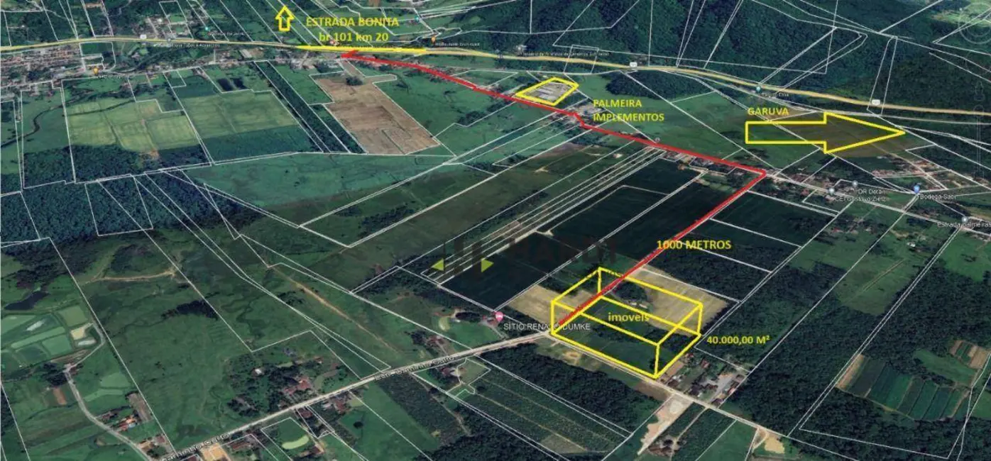 Foto 7 de Terreno / Lote à venda, 40172m2 em Rio Bonito (Pirabeiraba), Joinville - SC