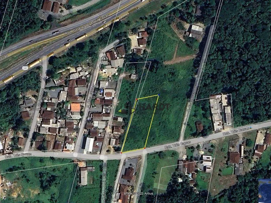 Foto 1 de Terreno / Lote à venda, 2500m2 em Garuva - SC