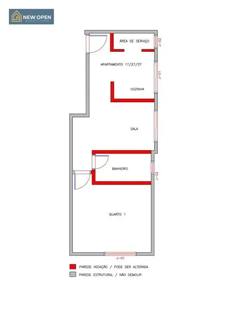 Foto 7 de Apartamento com 1 quarto à venda, 48m2 em Jardim das Cerejeiras, Atibaia - SP