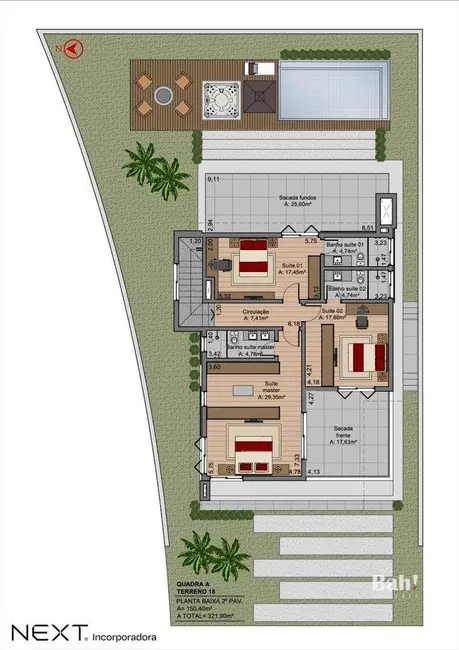 Foto 9 de Sobrado com 4 quartos à venda, 453m2 em Nova Santa Rita - RS