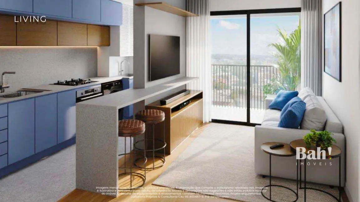 Foto 1 de Apartamento com 2 quartos à venda, 55m2 em Harmonia, Canoas - RS