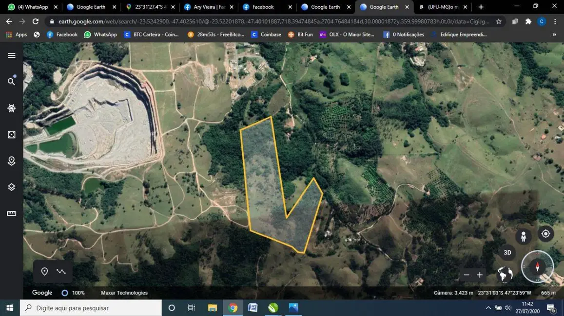 Foto 4 de Terreno / Lote à venda, 178400m2 em Caputera, Sorocaba - SP