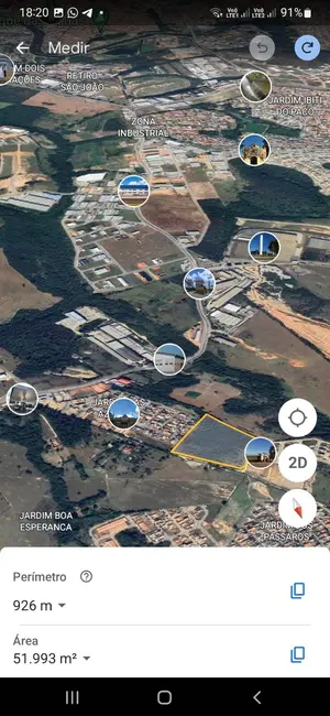 Foto 2 de Terreno / Lote à venda, 52000m2 em Éden, Sorocaba - SP