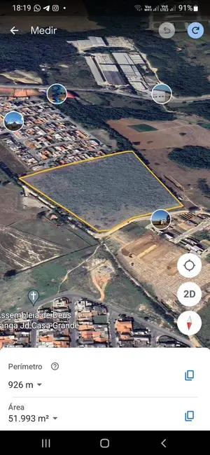 Foto 1 de Terreno / Lote à venda, 52000m2 em Éden, Sorocaba - SP