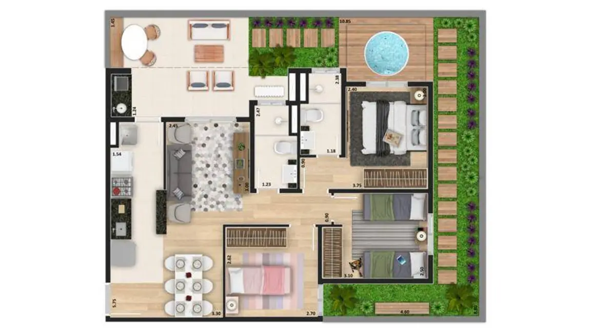 Apartamento com 2 quartos à venda, 60m2 em Boa Vista, Sorocaba - SP - imagem 7 Foto 7 de Apartamento com 2 quartos à venda, 60m2 em Boa Vista, Sorocaba - SP