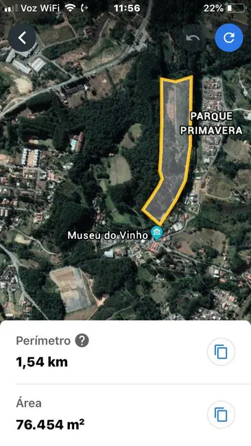 Foto 4 de Terreno / Lote à venda, 68620m2 em Centro, Sao Roque - SP