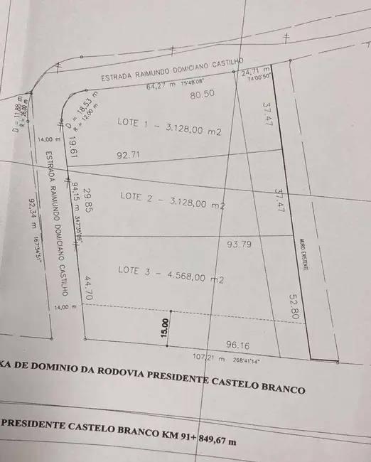 Foto 2 de Terreno / Lote à venda e para alugar, 10900m2 em Vila Artura, Sorocaba - SP